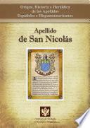 libro Apellido De San Nicolás