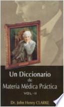 libro Un Diccionario De Materia Medica Practica