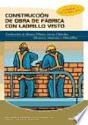 libro Construcción De Obra De Fábrica Con Ladrillo Visto