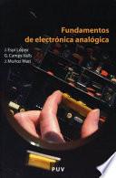 libro Fundamentos De Electrónica Analógica