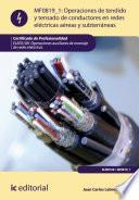 Operaciones De Tendido Y Tensado De Conductores En Redes Eléctricas Aéreas Y Subterráneas. Elee0108